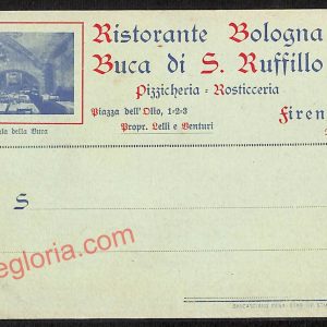 ae7366 - CARTOLINA D'EPOCA - Firenze - Ristorante Bologna Buca di S. Ruffillo