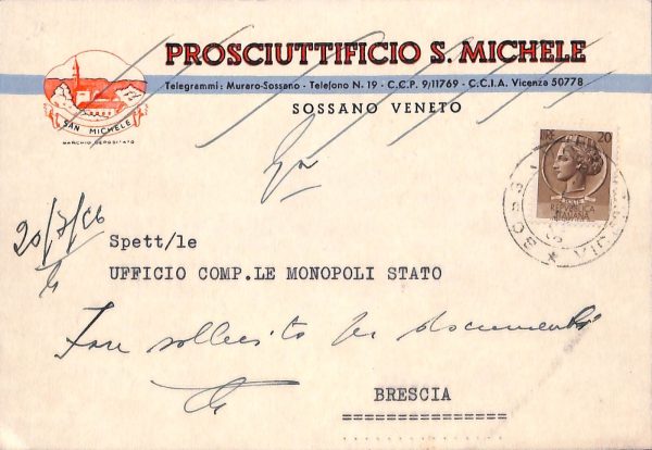 ab4202 -  CARTOLINA  D'EPOCA - Vicenza 1955