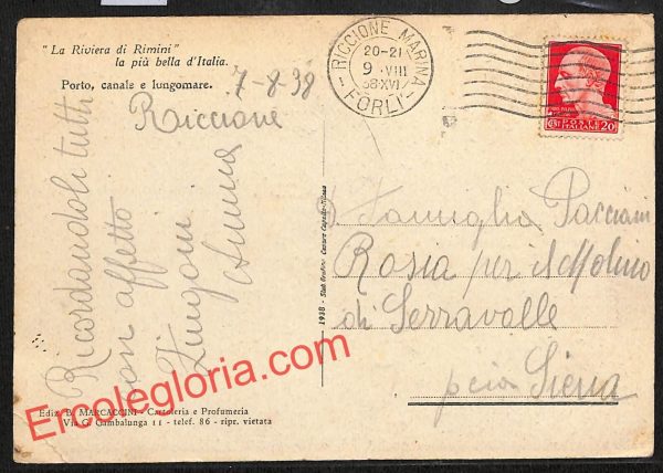 ai0617 - CARTOLINA D'EPOCA - Rimini Città - Panorama - immagine 2