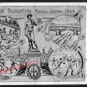ae7372 - CARTOLINA D'EPOCA - Firenze Città - Feste Fiorentine  1904