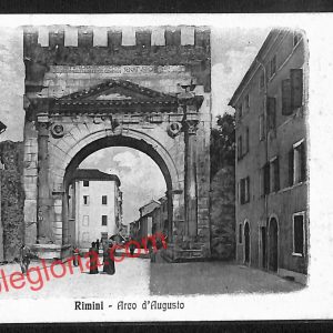 ai0631 - CARTOLINA D'EPOCA - Rimini Città - Arco d' Augusto