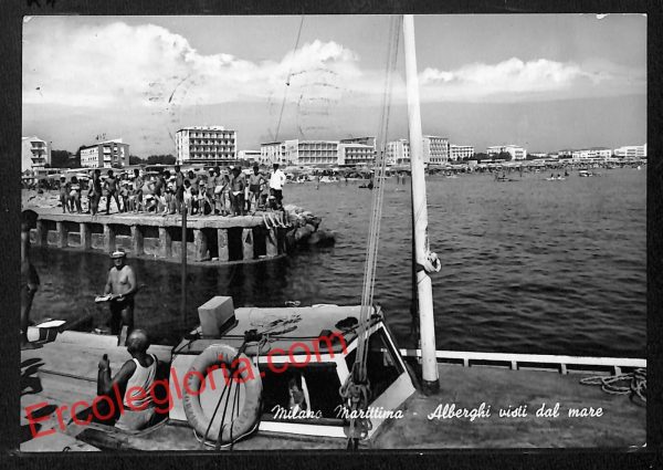 ah9381 - CARTOLINA D'EPOCA - Ravenna Provincia - Milano Marittima
