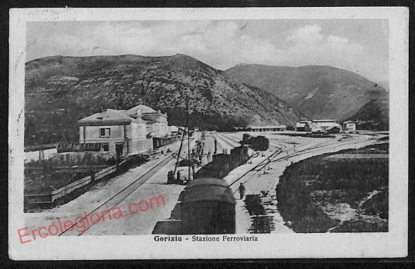 ag1802 - CARTOLINA D'EPOCA - Gorizia Città - Stazione Ferroviaria