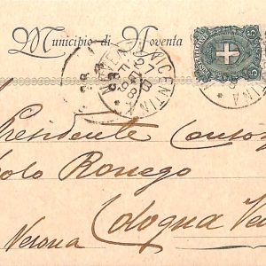 ab4215-  CARTOLINA  D'EPOCA - Vicenza  Provincia  -  Noventa 1898