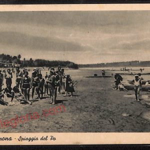 ae5499 - CARTOLINA D'EPOCA -Cremona Città - Spiaggia del Po