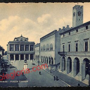 ai0600 - CARTOLINA D'EPOCA - Rimini Città - Piazza Cavour