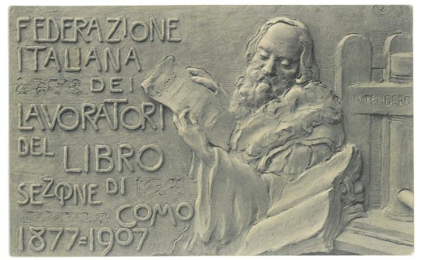 P3073 - FEDERAZIONE ITALIANA DEI LAVORATORI DEL LIBRO, SEZIONE DI COMO 1907