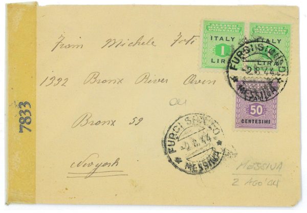 P2565 - ITALIA , OCCUPAZIONE ALLEATA DELLA SICILIA
