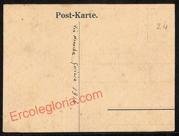 ag1763 - CARTOLINA D'EPOCA - Gorizia Città - Via Monache - immagine 2