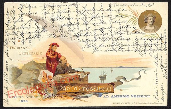 ae7363 - CARTOLINA D'EPOCA - Firenze Città - Paolo Toscanelli  1898