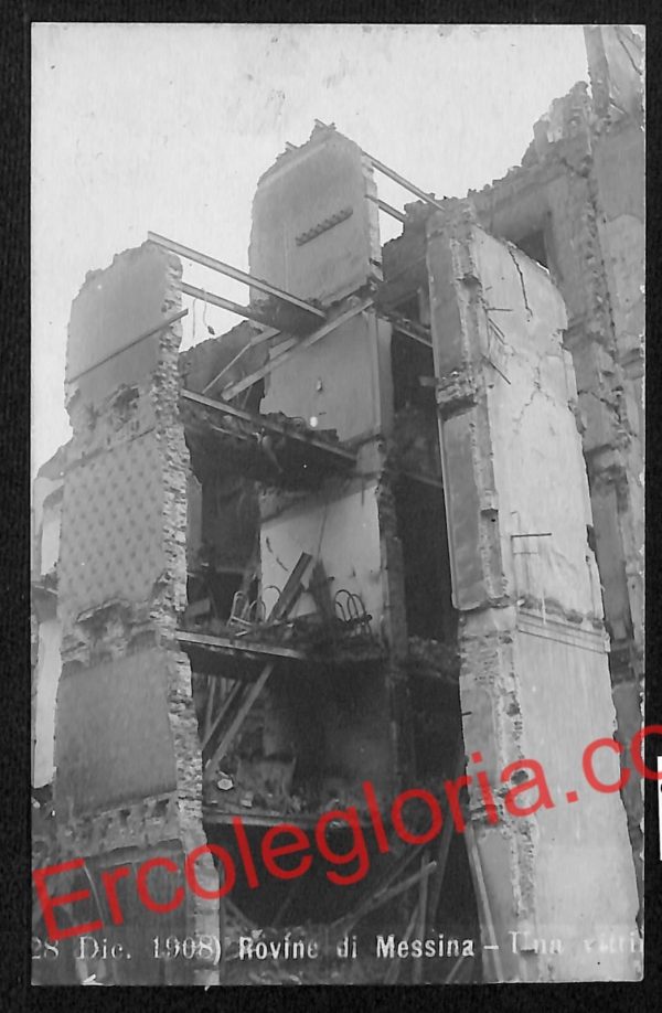 ag8563 - CARTOLINA D'EPOCA - Messina Città - Rovine di Messina
