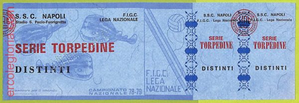 ZA1227 - Vecchio  BIGLIETTO PARTITA  CALCIO -  1978/1979: Napoli - immagine 4