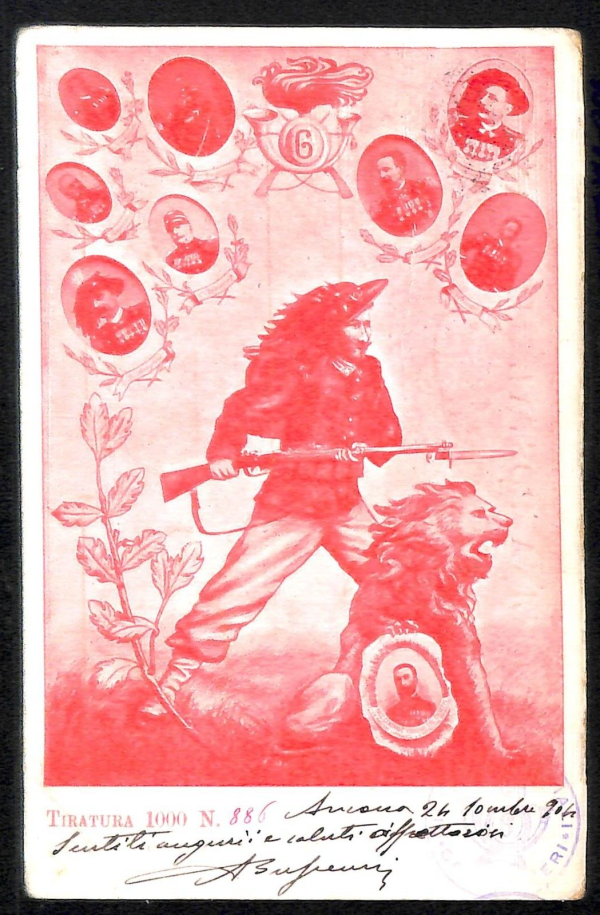 ac6800 - CARTOLINA D'EPOCA - REGGIMENTALI - Alpini