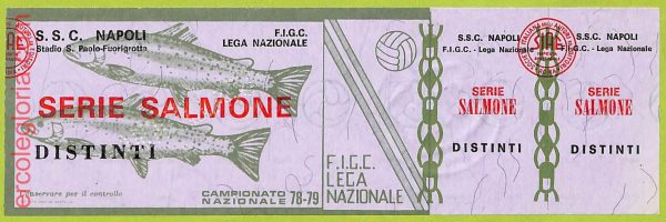ZA1244 - Vecchio  BIGLIETTO PARTITA  CALCIO -  1978/1979: Napoli - immagine 3