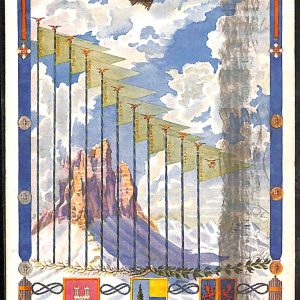 ac6802 - CARTOLINA D'EPOCA - REGGIMENTALI - Alpini