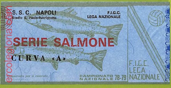 ZA1247 - Vecchio  BIGLIETTO PARTITA  CALCIO -  1978/1979: Napoli - immagine 2