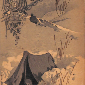 ac6815 - CARTOLINA D'EPOCA - REGGIMENTALI - Alpini  1904