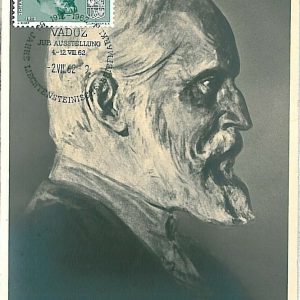10464 - LIECHTENSTEIN  -  MAXIMUM CARD - ROYALTY: 1962