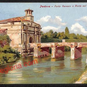 ah4166 - CARTOLINA D'EPOCA - Padova Città - Ponte sul Bacchiglione