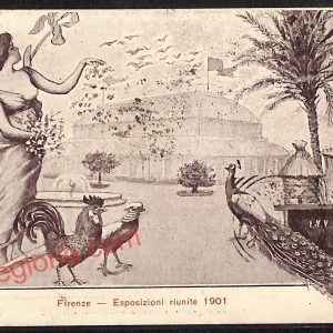 ae7382 - CARTOLINA D'EPOCA - Firenze Città - Esposizione riunite  1901