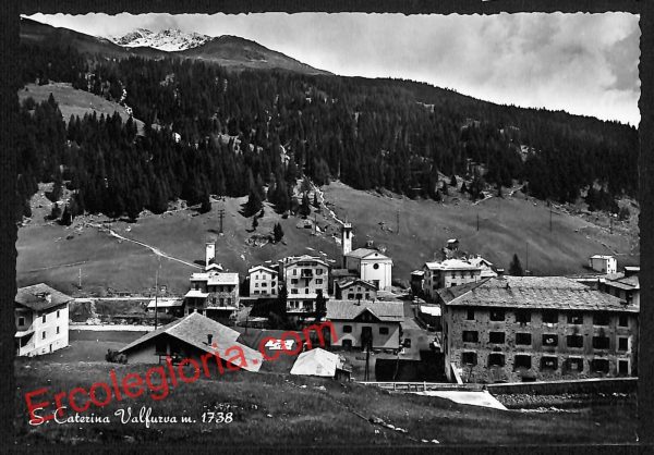 ai7166 - CARTOLINA D' EPOCA - Sondrio Provincia - Santa Caterina - Valfurva