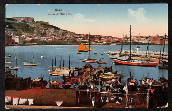ag9671 - CARTOLINE D'EPOCA - Napoli Città - Marina di Margellina