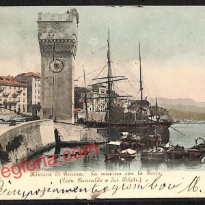 ai4975 - CARTOLINA D'EPOCA - Savona Città - la Riviera di Genova