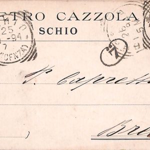 ab4199 -  CARTOLINA  D'EPOCA - Vicenza  Provincia  -  Schio 1894