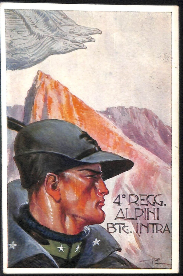 ac6826 - CARTOLINA D'EPOCA - REGGIMENTALI - Alpini   1936