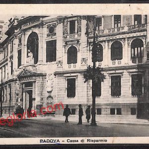 ah4258 - CARTOLINA D'EPOCA - Padova Città - Cassa di Risparmio