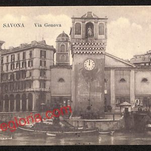 ai5002 - CARTOLINA D'EPOCA - Savona Città - Via Genova