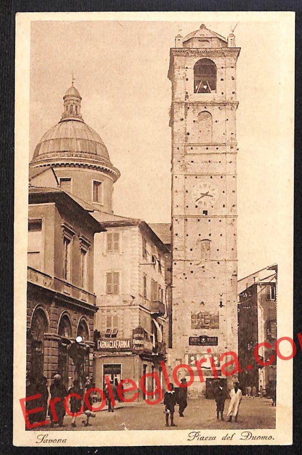 ai5003 - CARTOLINA D'EPOCA - Savona Città - Piazza del Duomo
