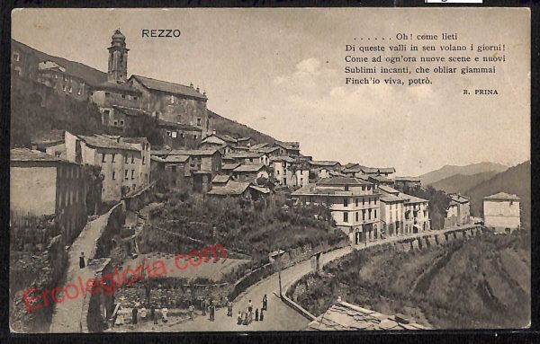 ag4760 - CARTOLINA D'EPOCA - Imperia Provincia - Rezzo