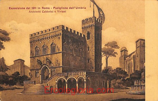ad7368 - CARTOLINA D'EPOCA- Roma Città - Esposizione del 1911 in Roma