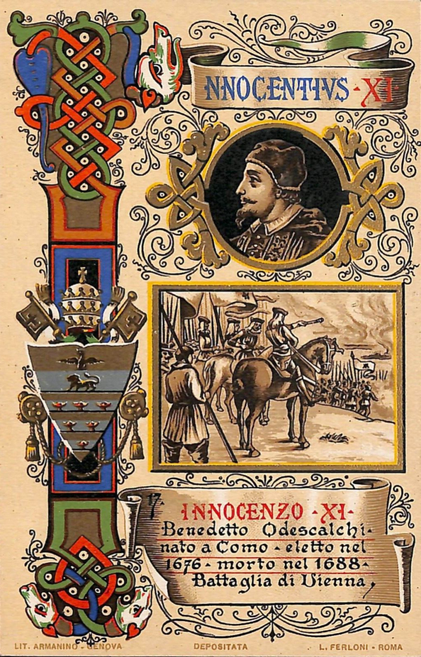 ab6050 - CARTOLINA  D'EPOCA - Como Città : INNOCENZO XI
