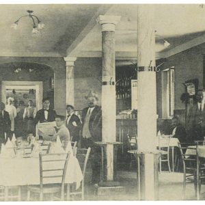 P3064 - UDINE, ALBERGO EUROPA INTERNO 1926