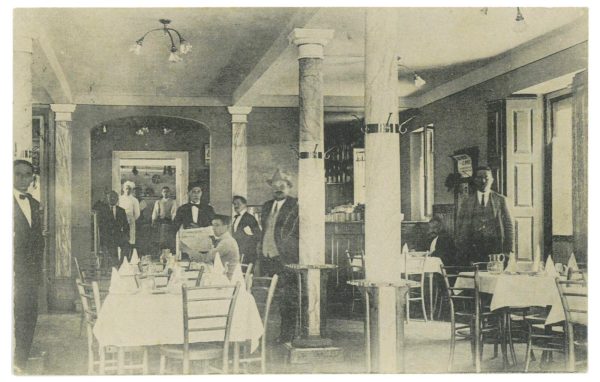 P3064 - UDINE, ALBERGO EUROPA INTERNO 1926