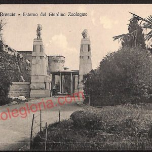 ae4194 - CARTOLINA  D'EPOCA - Brescia Città - Giardino Zoologico  1914