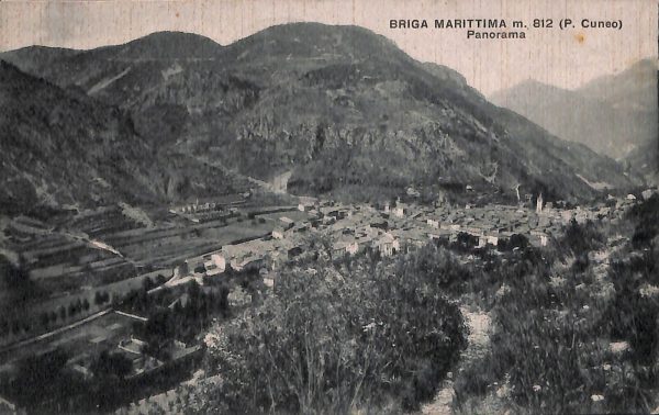ab4299 -  CARTOLINA  D'EPOCA -  Cuneo Provincia -  BRIGA MARITTIMA