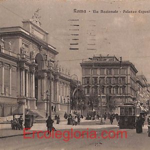 ad7421 - CARTOLINA D'EPOCA - Roma Città - Palazzo Esposizione d' Arte  1929