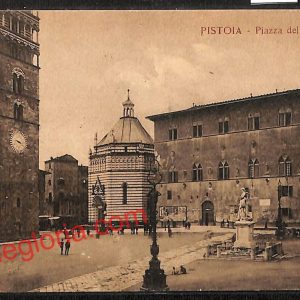 ah7829 - CARTOLINA D'EPOCA - Pistoia Città - Piazza del Duomo