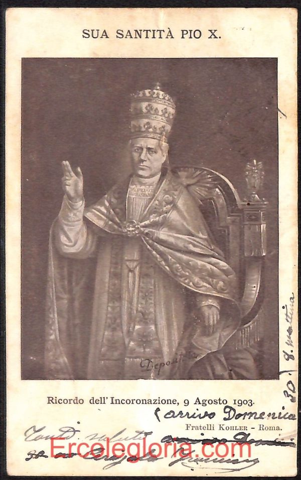 ad7443 - CARTOLINA D'EPOCA - Roma Città - Sua Santità Pio X   1903