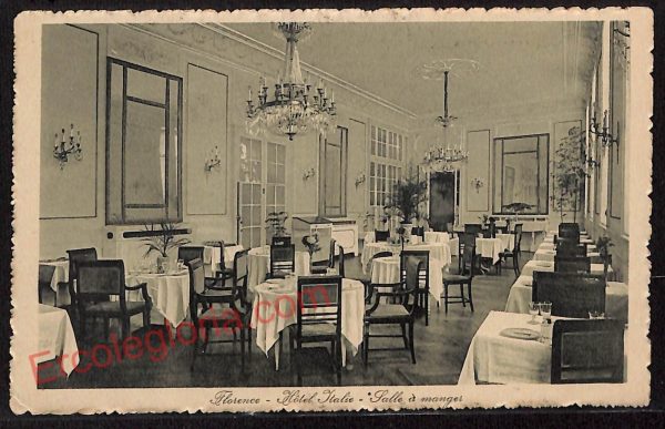 ae6939 - CARTOLINA D'EPOCA - Firenze Città - Hotel Italie