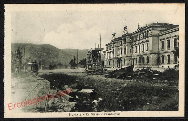 ag1771 - CARTOLINA D'EPOCA - Gorizia Città - La Stazione Transalpina