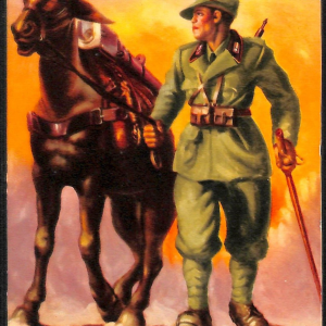 ac6890 - CARTOLINA D'EPOCA - REGGIMENTALI  - Alpini   1941