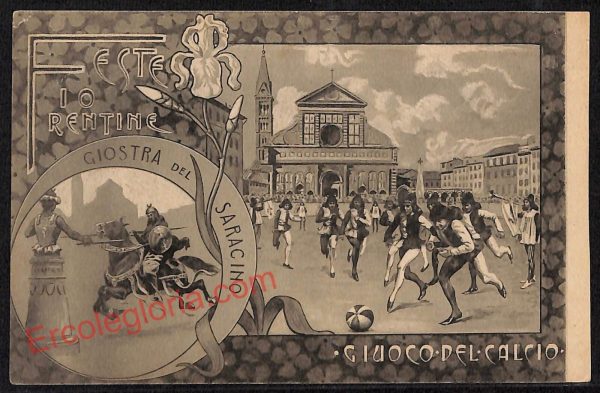ae7369 - CARTOLINA D'EPOCA - Firenze Città - Giostra del Saracino