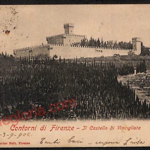 ae6955 - CARTOLINA D'EPOCA - Firenze Città - Il Castello di Vincigliata