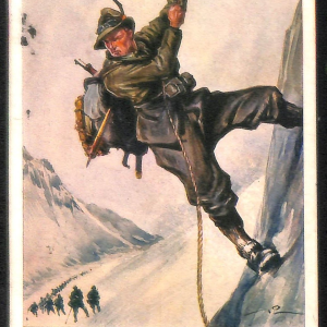 ac6892 - CARTOLINA D'EPOCA - REGGIMENTALI  - Alpini