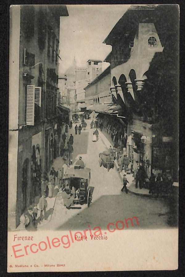 ae6960 - CARTOLINA D'EPOCA - Firenze Città - Ponte Vecchio
