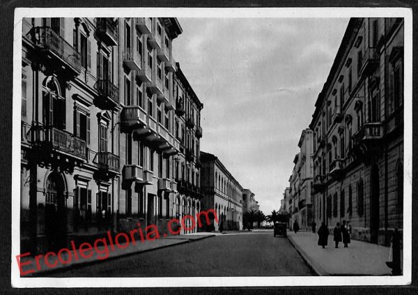 ai7281 - CARTOLINA D' EPOCA - Taranto Città - Via Nicola Mignogna